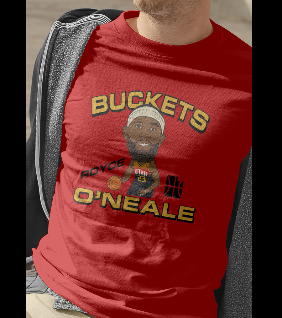 Buckets O'Neale Royce Utah Jazz Team Homage Merch T-Shirt