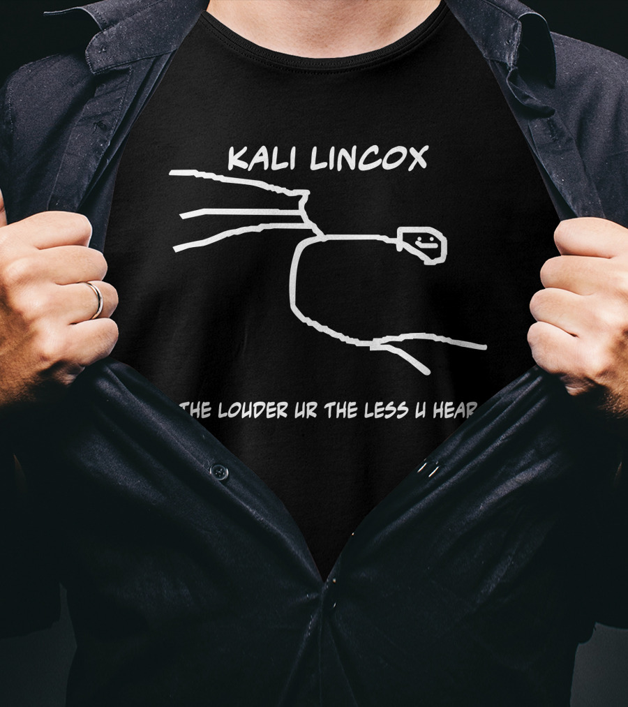Kali Lincox The Louder Ur The Less U Hear Mike Padrick Smiley Doodle T-Shirt