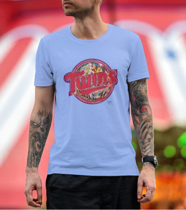 Premium T-Shirt: Twins Jimmy Longoria Local Artist Minnesota Baseball T-Shirt Twins Jimmy Longoria Local Artist Minnesota Baseball T-Shirt