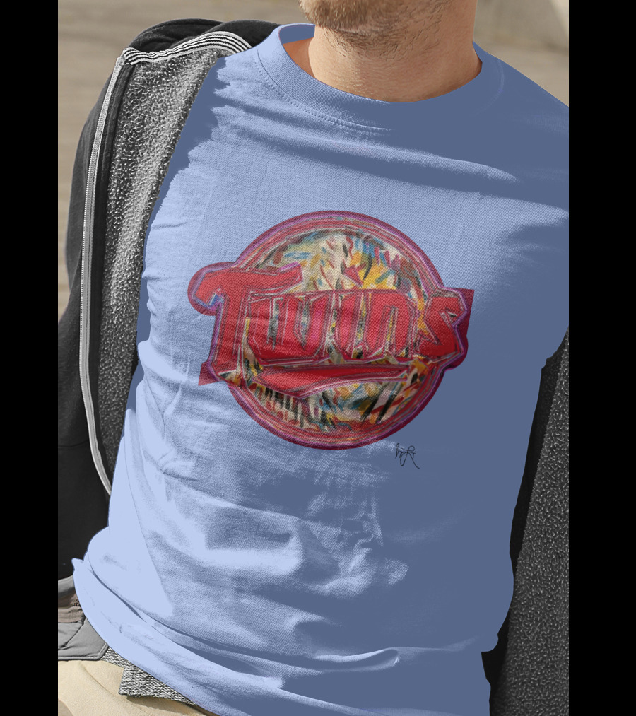 Twins Jimmy Longoria Local Artist Minnesota Baseball T-Shirt