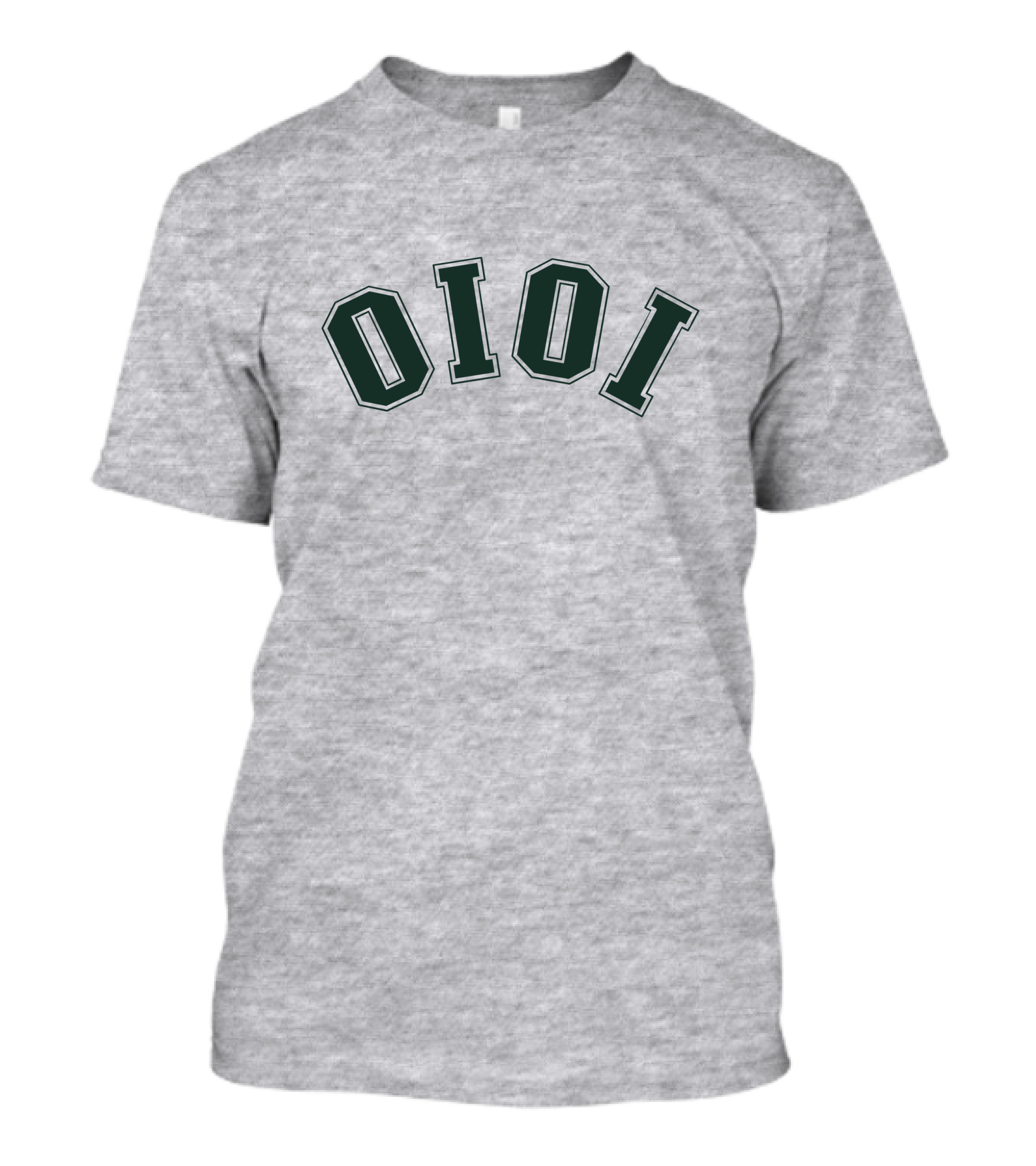 5252 Oioi Classic Collegiate Block Letter Style Signature T-Shirt