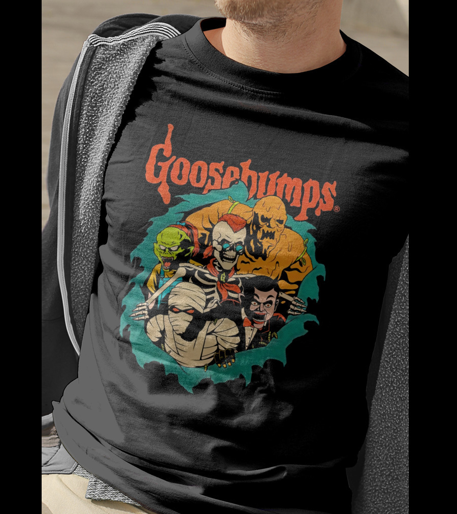 Goosebumps Creepy Co Mummy Monsters Retro Horror T-Shirt