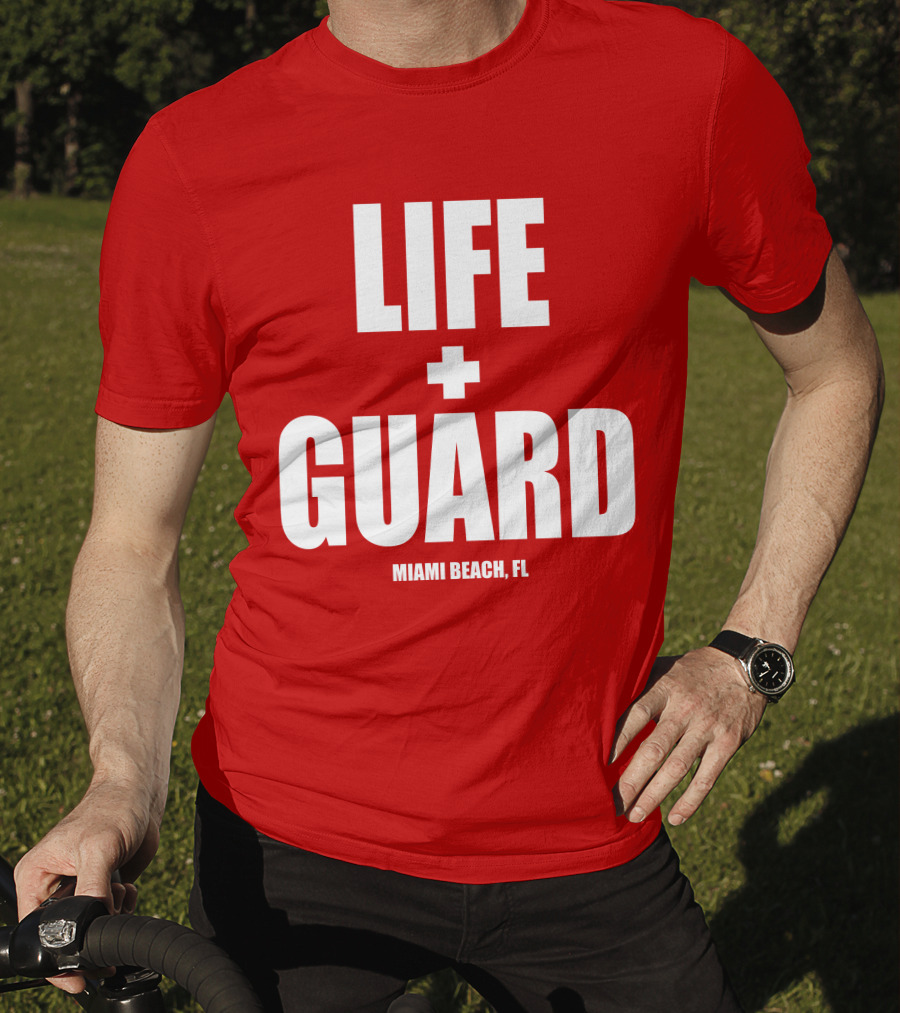 Lifeguard Miami Beach FL Thomas Sanders T-Shirt