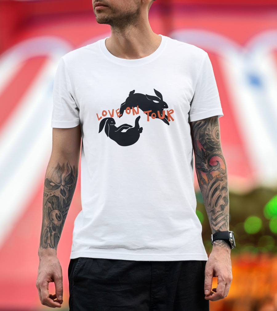 Love On Tour Jump Rabbit Harry Style Merch Hldtour T-Shirt
