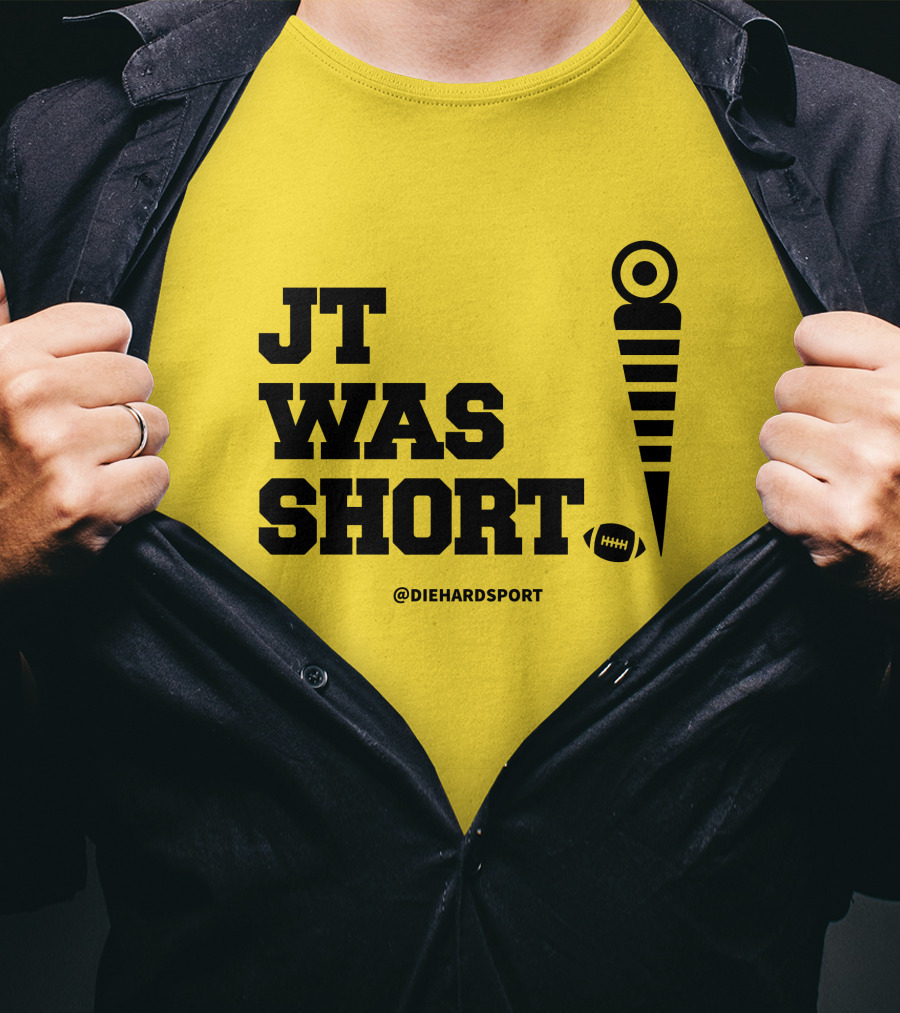 JT Was Short @DiehardSport Football Marker T-Shirt