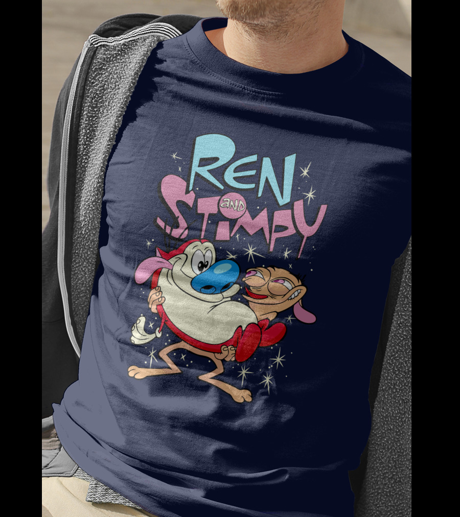 Ren And Stimpy Cartoon Nickelodeon Rugrat T-Shirt