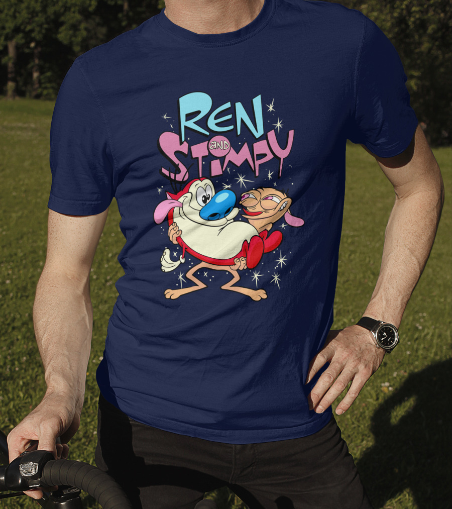 Ren And Stimpy Cartoon Nickelodeon Rugrat T-Shirt