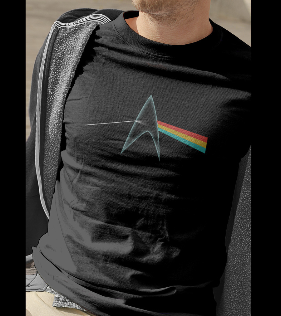 Star Trek Day Trek Side Of The Moon Floyd T-Shirt