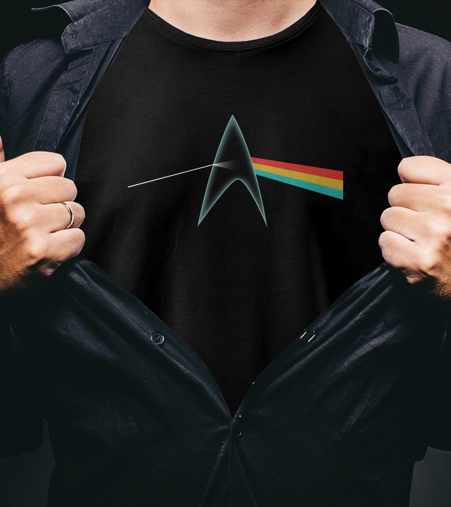 Star Trek Day Trek Side Of The Moon Floyd T-Shirt