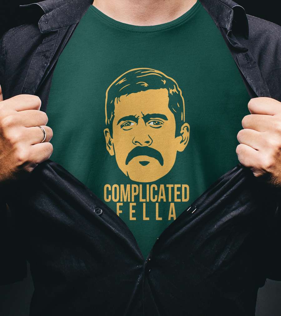 Cheeseheadtv Go Pack Go Complicated Fella Keefersport Packers Aaron Rodgers T-Shirt