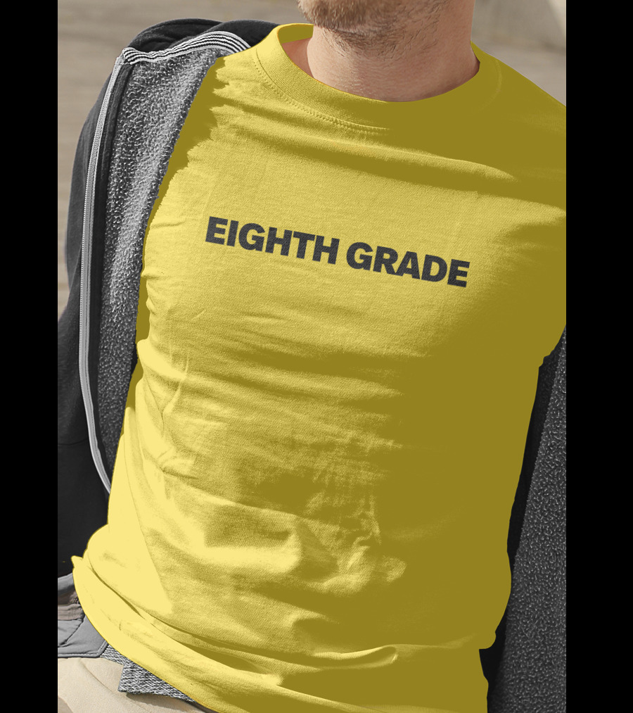 Eighth Grade Movie By Bo Burnham Yellow Background T-Shirt