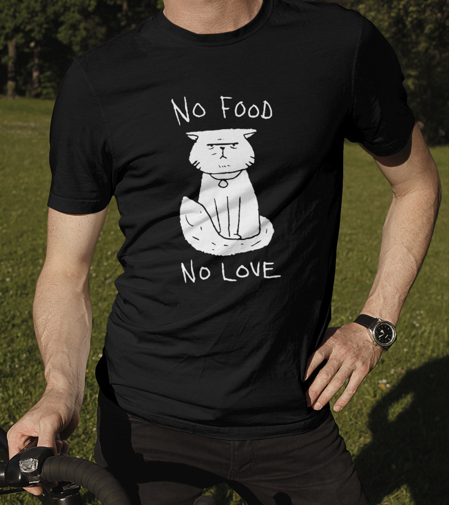 Dead By Daylight Meg's Cat No Food No Love Fostering Merch T-Shirt