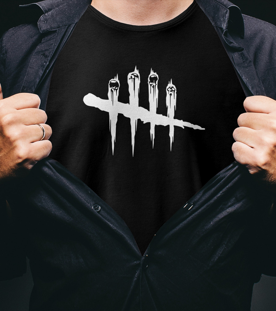 Dead By Daylight Dbd Merch Slashes Logo Iconic Game T-Shirt