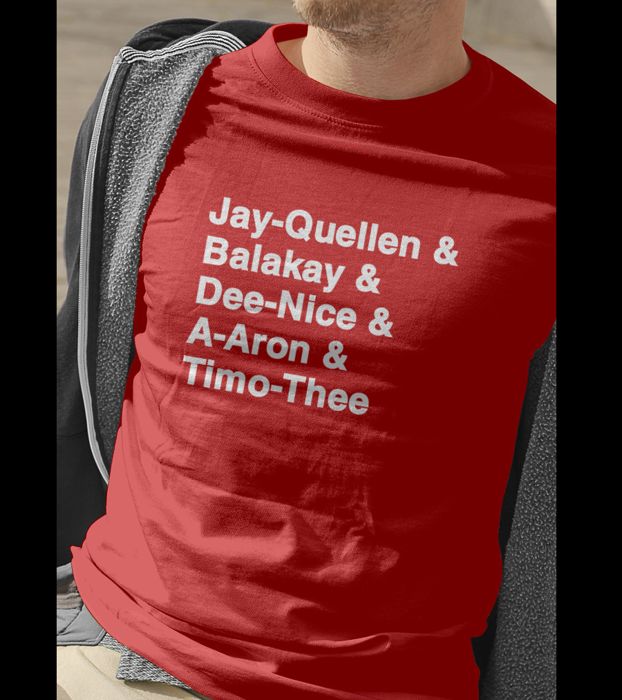 Jay Quellen And Balakay And Dee Nice And A-Aron And Timo Thee T-Shirt