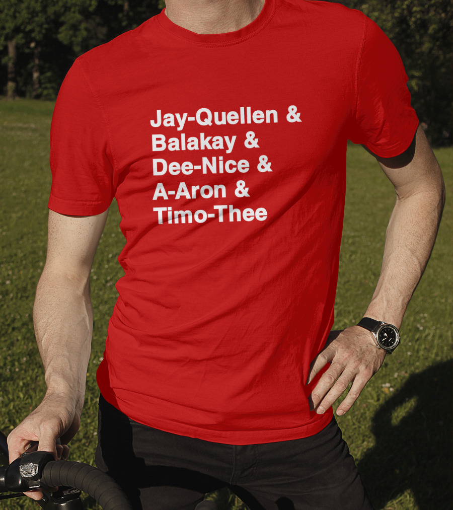 Jay Quellen And Balakay And Dee Nice And A-Aron And Timo Thee T-Shirt