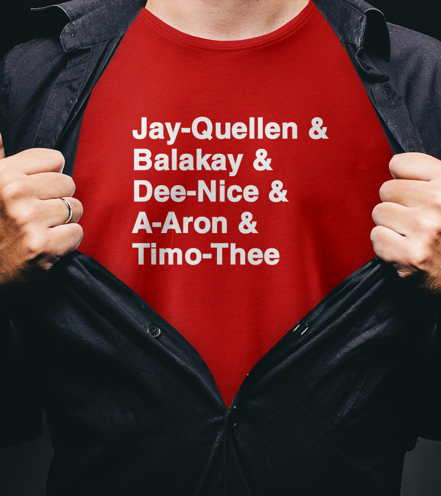 Jay Quellen And Balakay And Dee Nice And A-Aron And Timo Thee T-Shirt