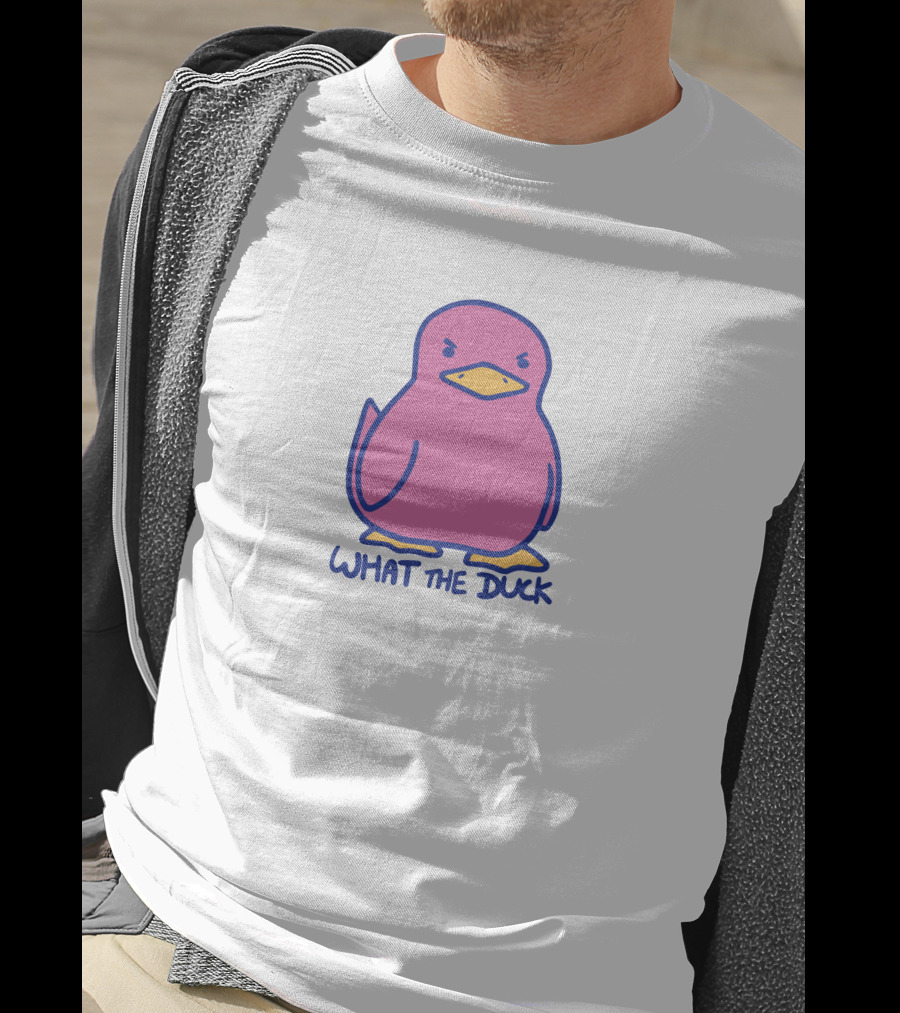 Sodapoppin Merch What The Duck Angry Pink Duck T-Shirt