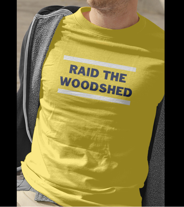Dougie Tutter Raid The Woodshed Bold Yellow T-Shirt