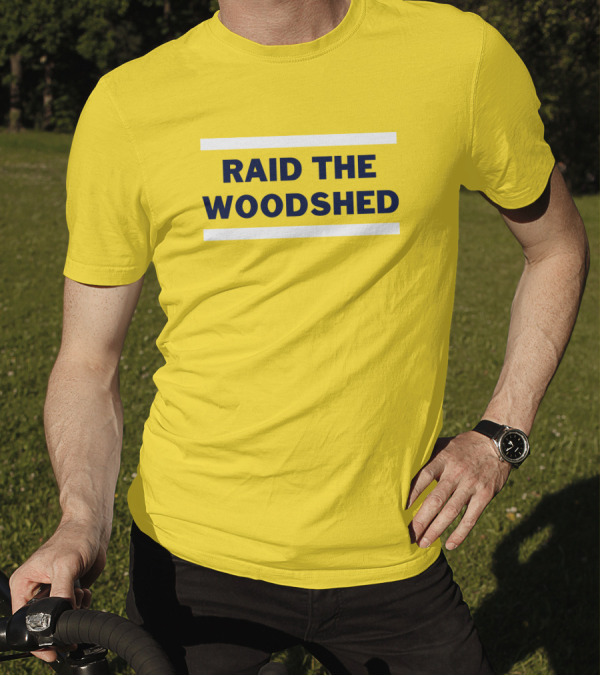 Dougie Tutter Raid The Woodshed Bold Yellow T-Shirt