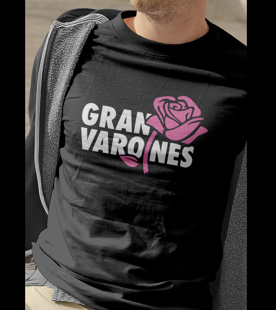 Gran Varones Rose Graphic Merch T-Shirt