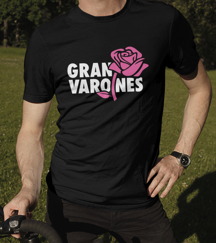 Gran Varones Rose Graphic Merch T-Shirt