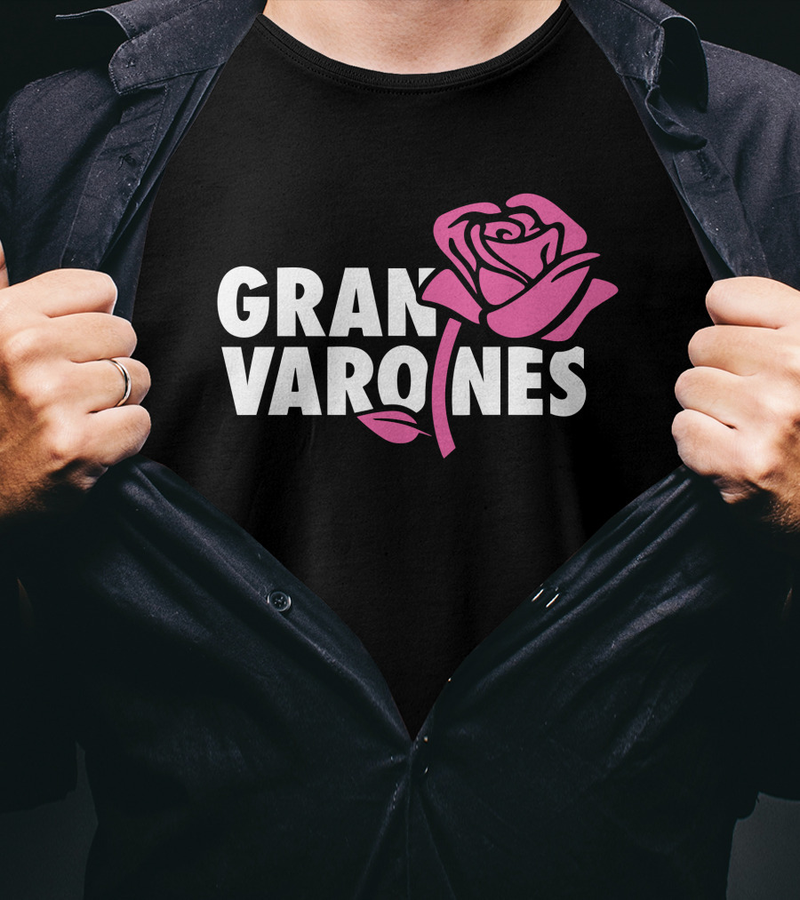 Gran Varones Rose Graphic Merch T-Shirt