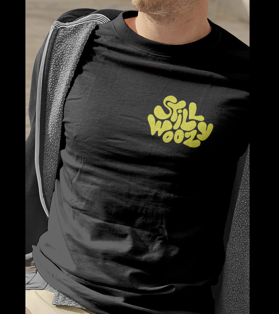Still Woozy Yellow Text Merch T-Shirt