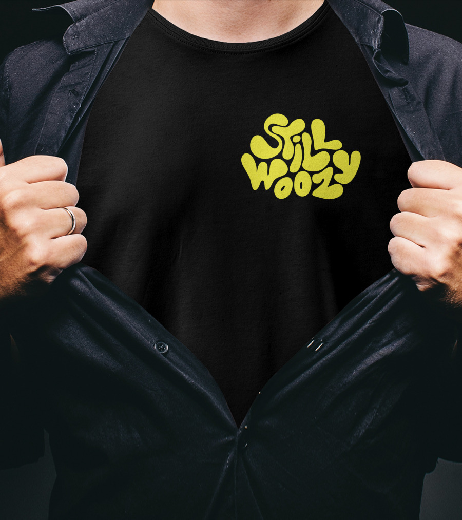 Still Woozy Yellow Text Merch T-Shirt