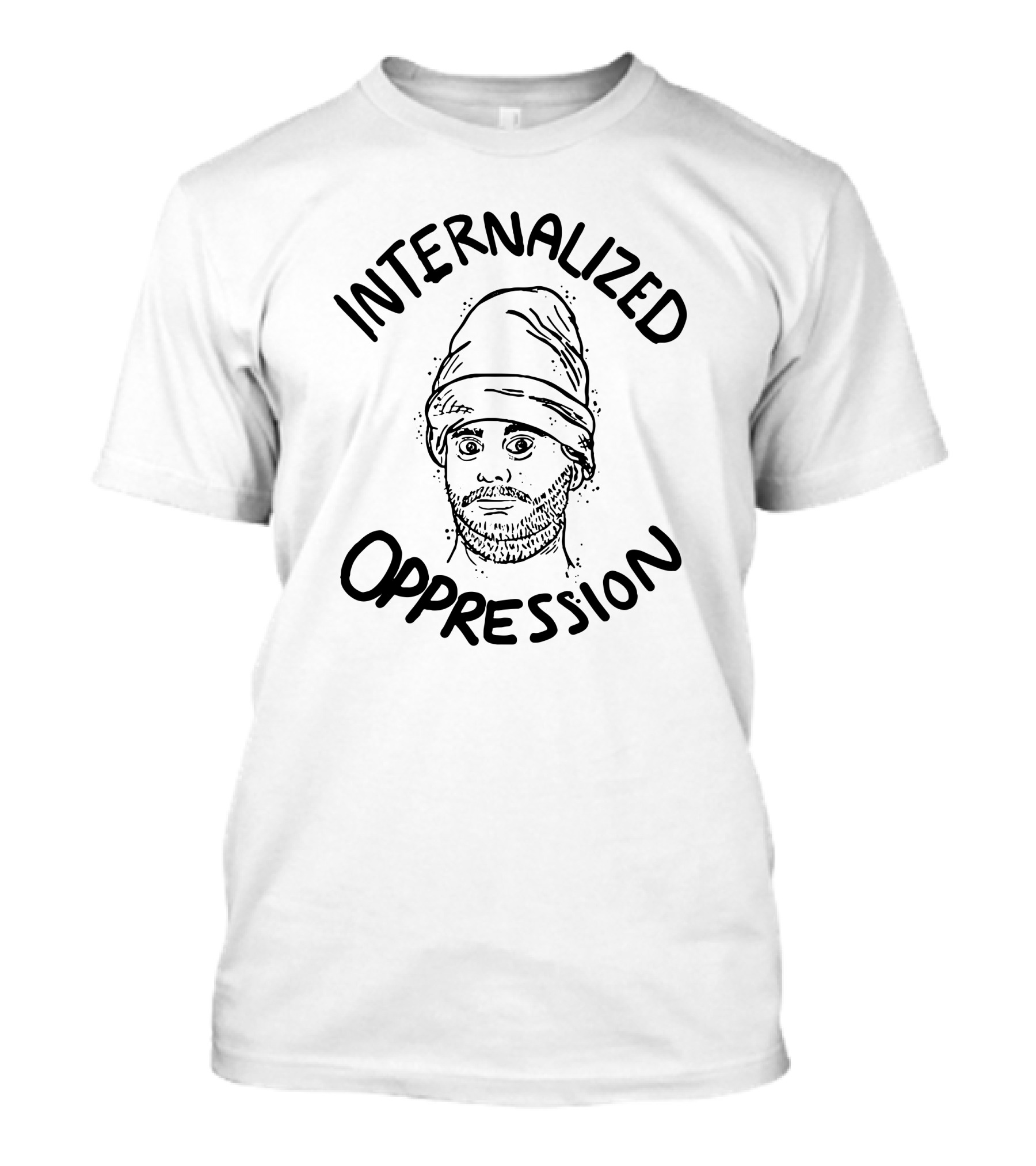 Internalized Oppression H3h3 Merch Shop Iconic Beanie Drawing T-Shirt