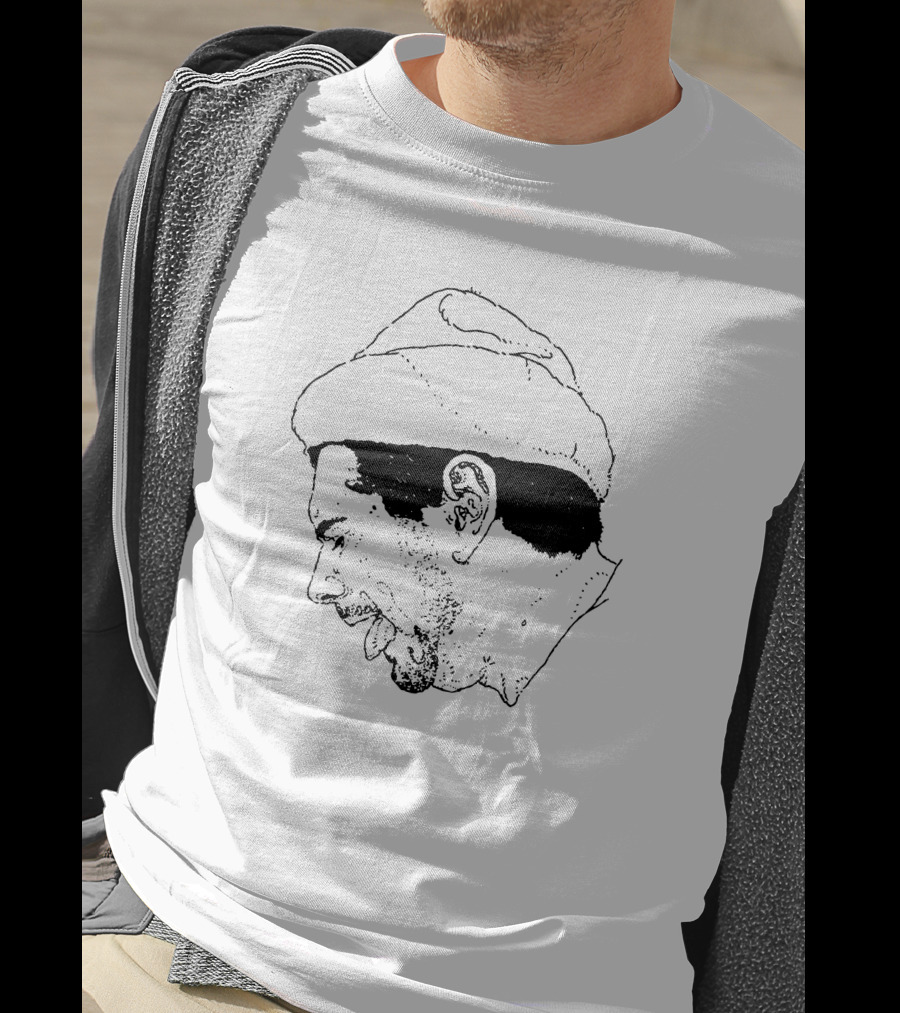 H3h3 Ethan Coughing Profile Beanie Sketch T-Shirt
