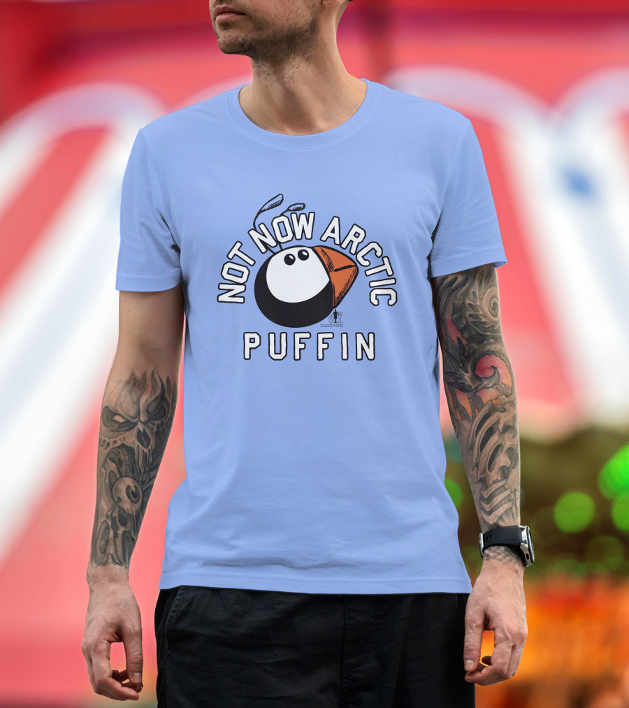 Not Now Arctic Puffin Mood Just Mike T-Shirt