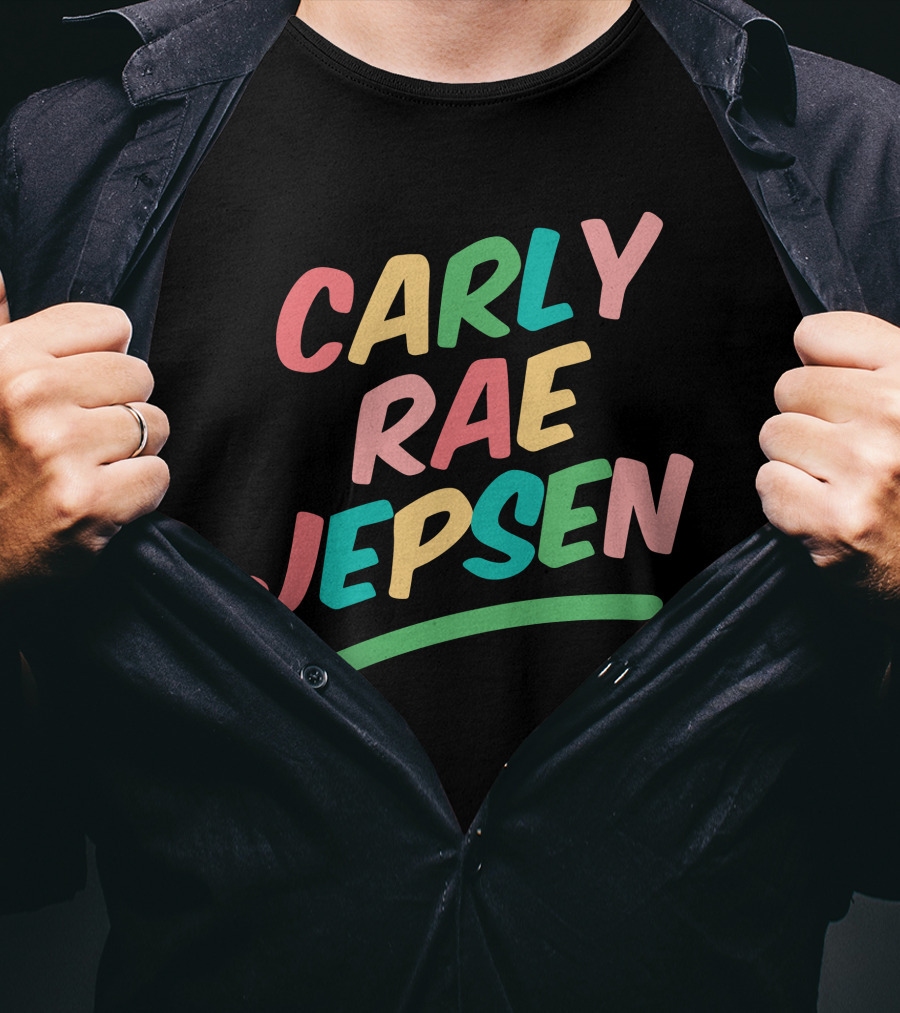 Carly Rae Jepsen Merch Rainbow Rae Jepsen T-Shirt