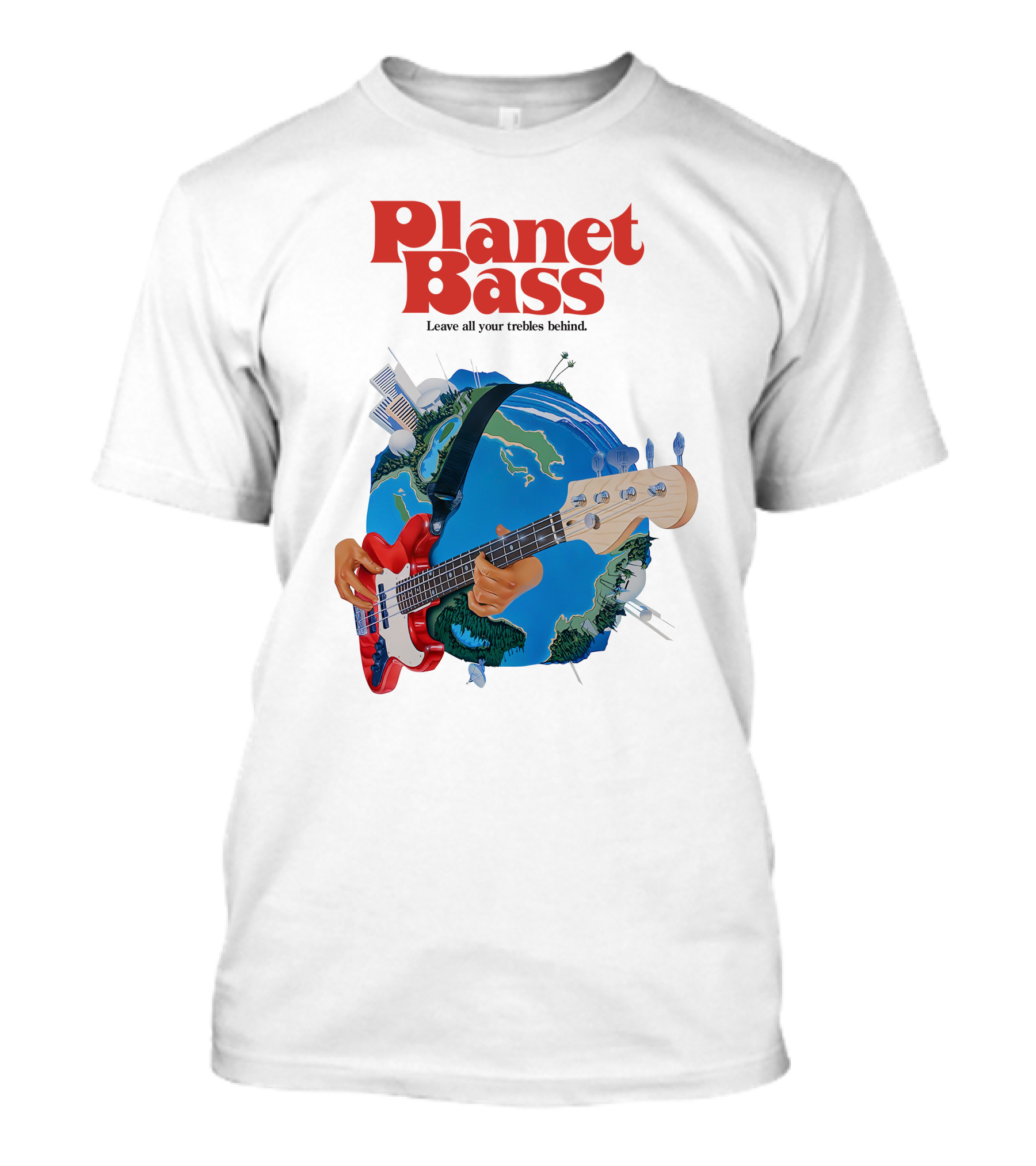 Planet Bass Leave All Your Trebles Behind T-Shirt