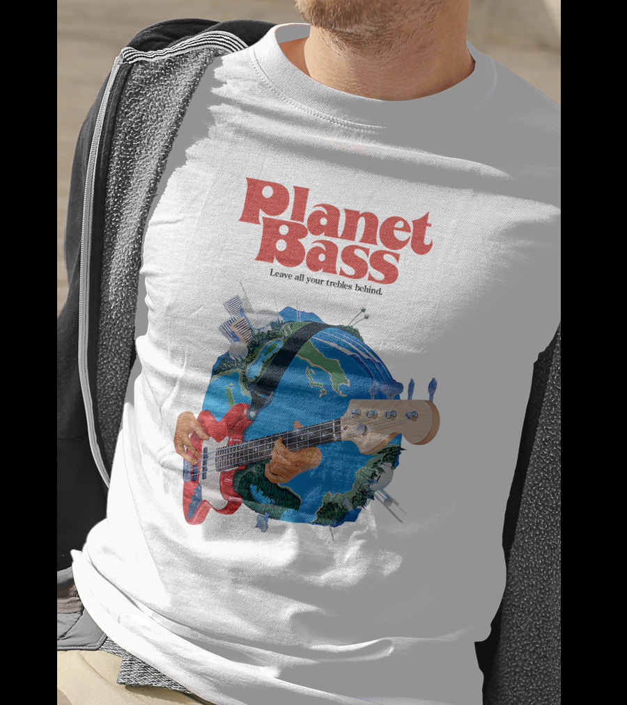 Planet Bass Leave All Your Trebles Behind T-Shirt
