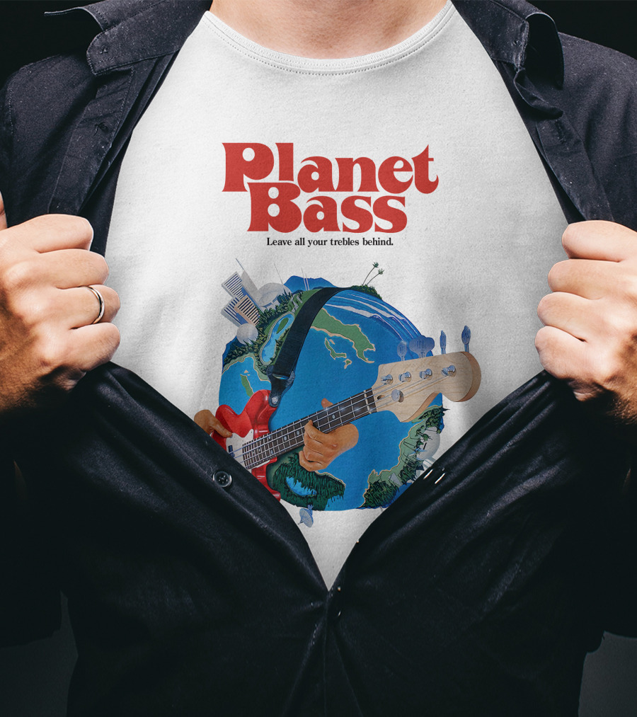 Planet Bass Leave All Your Trebles Behind T-Shirt