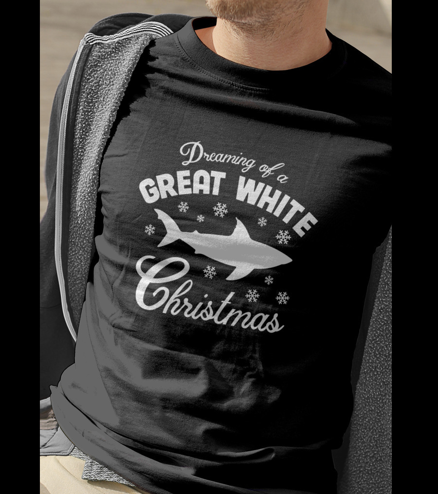 Dreaming Of A Great White Christmas With Nigel K Ocearch T-Shirt