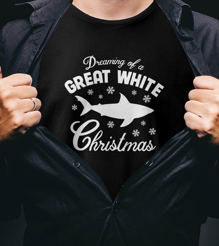 Dreaming Of A Great White Christmas With Nigel K Ocearch T-Shirt