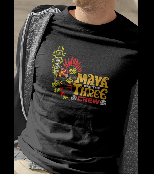 Maya And The Three Crew Jorge R Gutierrez Iconic Warrior T-Shirt