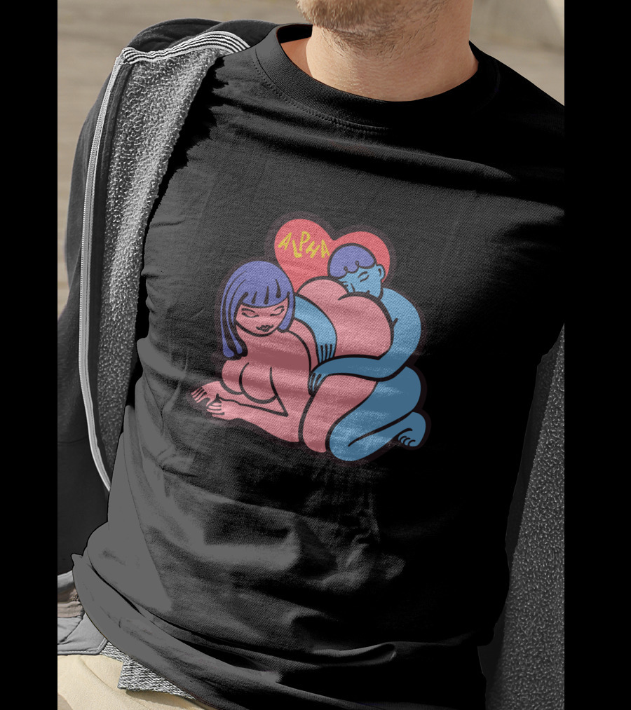 Alpha Channeling Snuggle Heart Embrace T-Shirt
