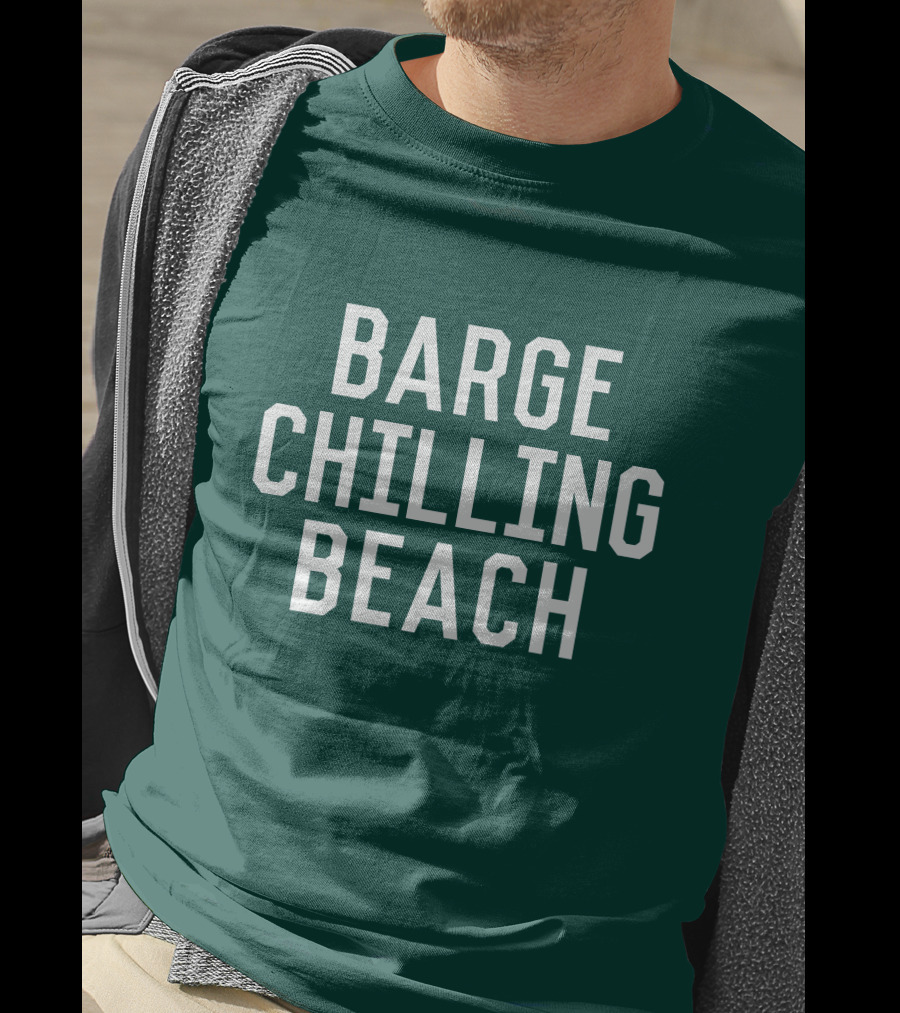 Barge Chilling Beach English Bay Vancouver Park BC Is Awesome T-Shirt