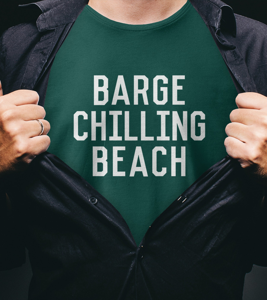 Barge Chilling Beach English Bay Vancouver Park BC Is Awesome T-Shirt