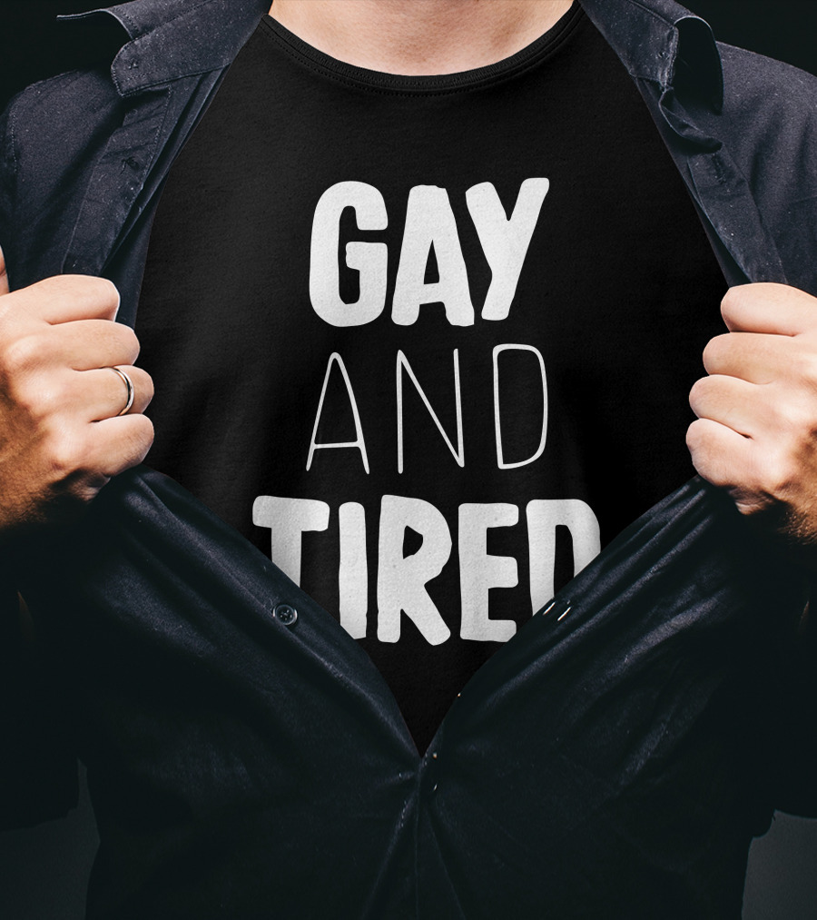 Gay And Tired Jason Trevino Lizard Kween Merch T-Shirt