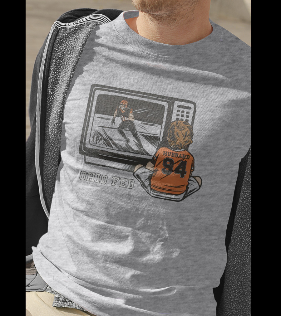 Cincinnati Bengals Sam Hubbard Ohio Fed 94 TV Retro Football T-Shirt