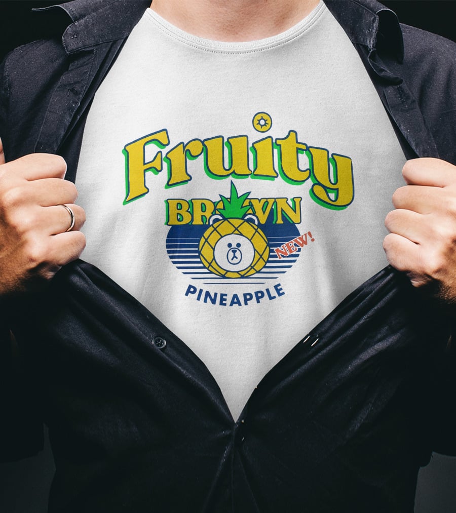 Fruity Brown Pineapple New T-Shirt