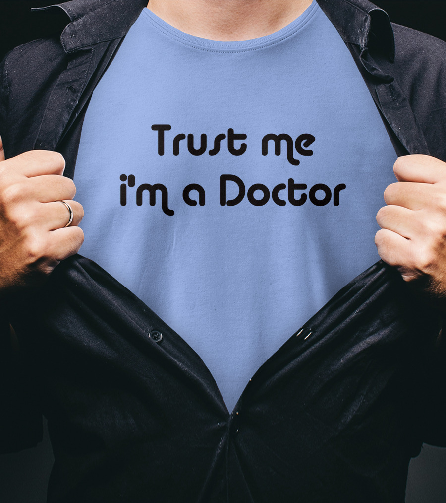 Trust Me I'm A Doctor Doctor Who David Tennant Violet T-Shirt