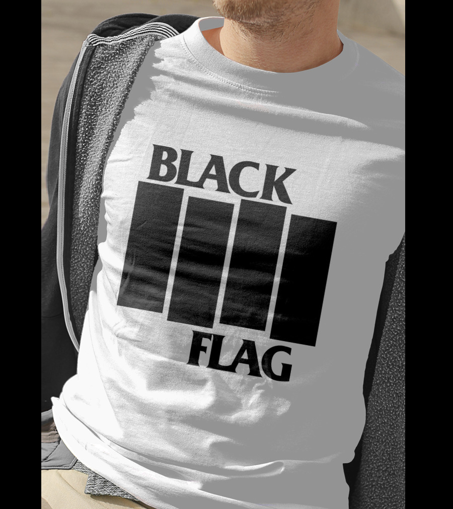 Bad Boy Chef John Goodman Black Flag T-Shirt