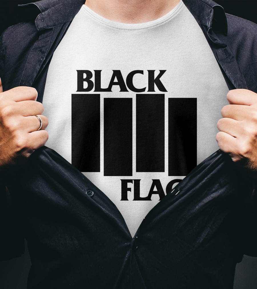 Bad Boy Chef John Goodman Black Flag T-Shirt