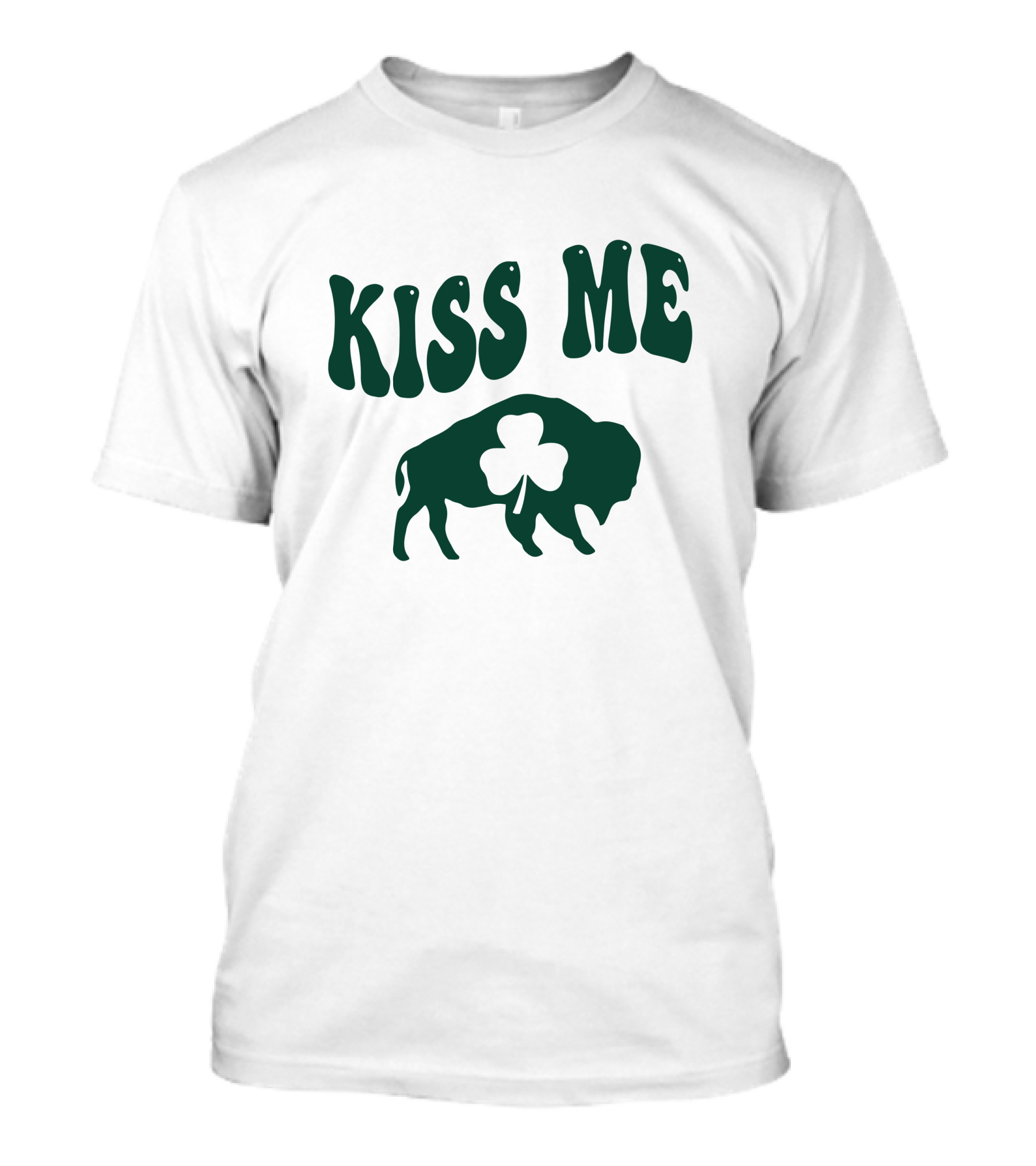 Kiss Me Buffalo Shamrock St. Patrick's Day T-Shirt