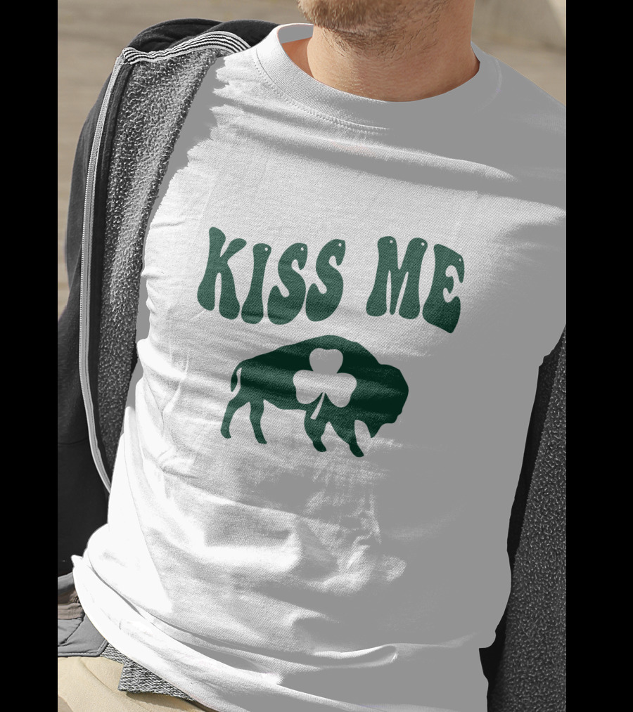 Kiss Me Buffalo Shamrock St. Patrick's Day T-Shirt