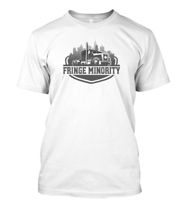 Fringe Minority Truck Cityscape Alexandra Lavoie Rebel News Store T-Shirt
